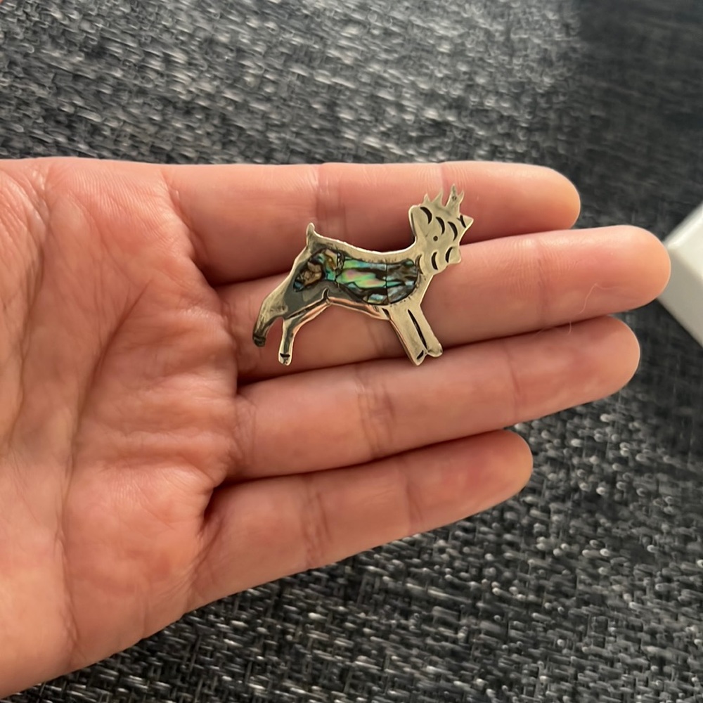 Brooch .925 Deer